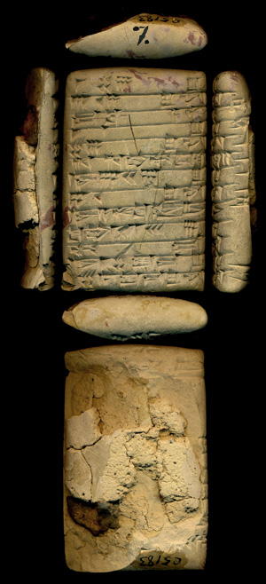 Artifact photograph